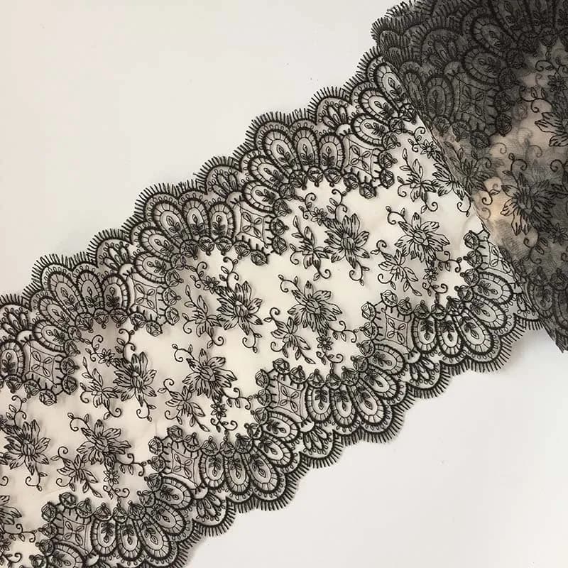 20Yards 20cm dentelle bilatérale jupe ourlet sous-vêtements couture artisanat bricolage vêtements br