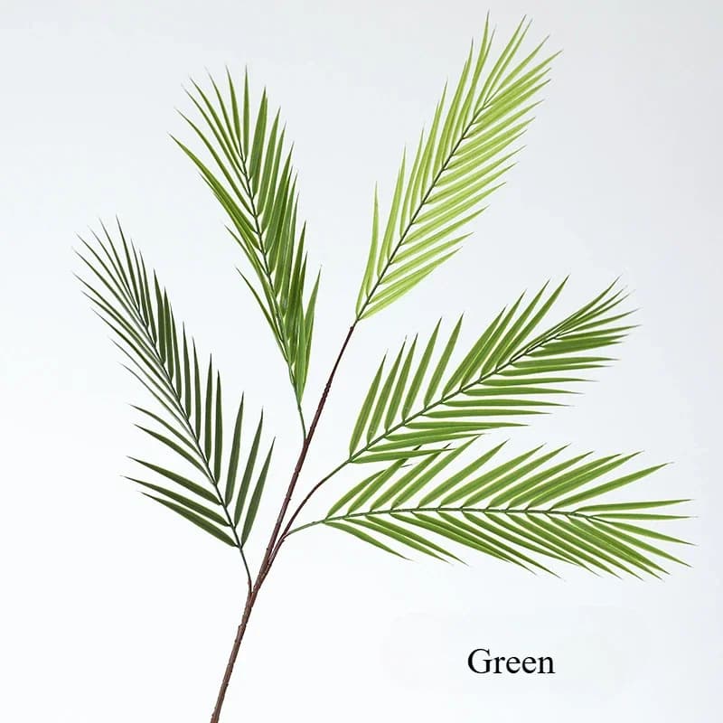 Plante Artificielle en Forme de Cuir oral elu, Long Branche de 93cm, Paysage de Terrain, Plante Vert