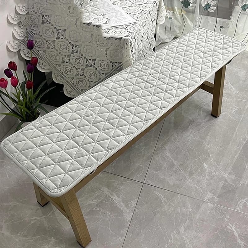 Coussin de banc Long épais, tapis de chaise, siège souple, antidérapant, pour cantine, cour, Long re