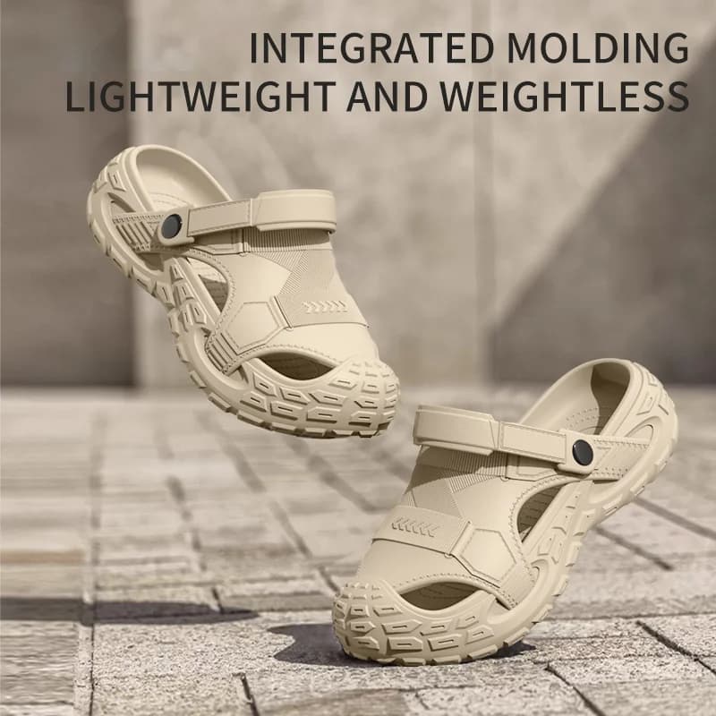 Chaussures sabots portables d'été pour hommes, sandales antidérapantes, respirantes, résistantes aux