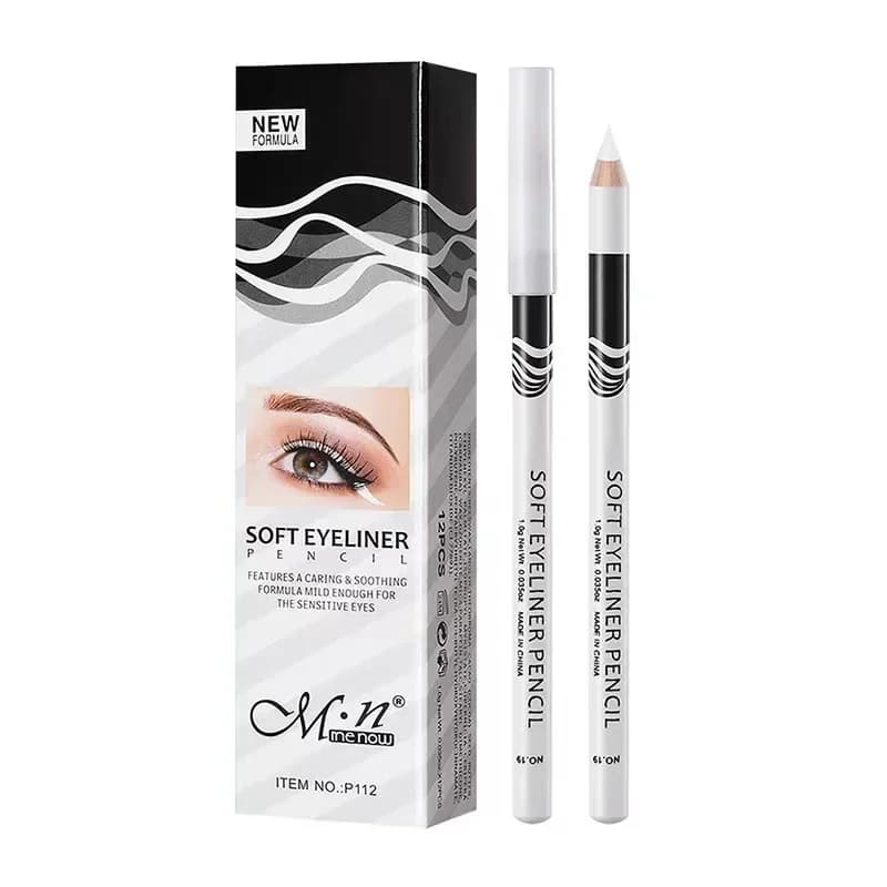 Eyeliner blanc, maquillage durable, lisse, facile à porter, éclaircissant pour les yeux, imperméable