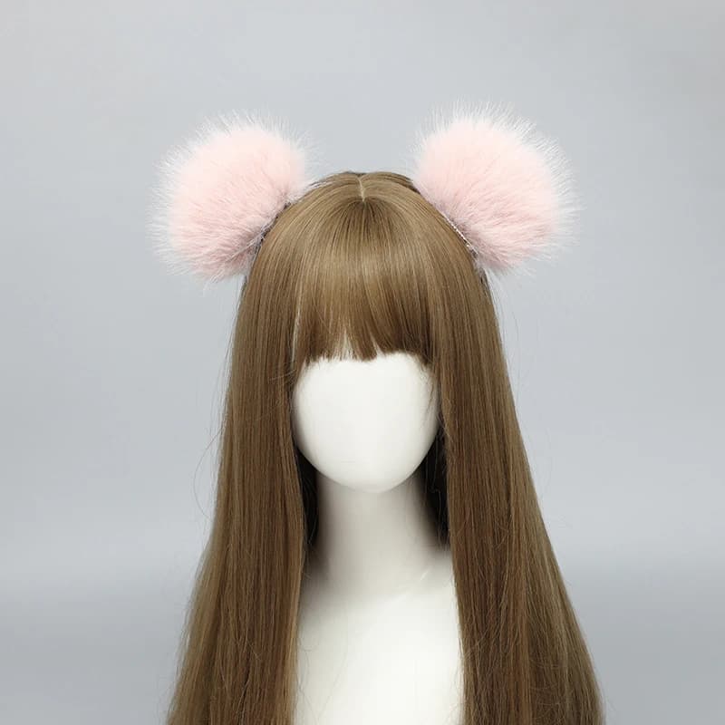 Pince à cheveux ours japonais mignon, coiffure Lolita, Animal ange en peluche, accessoires pour chev