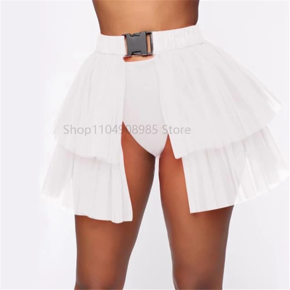 Femmes couche gâteau jupe longue Maxi dentelle Tulle jupes dames tenue de fête robe Lolita jupon Vin