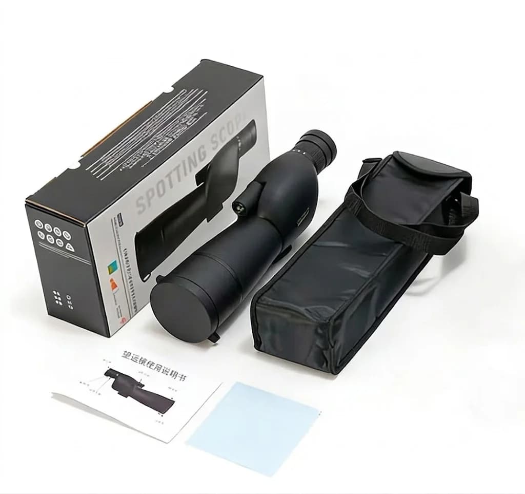 Longue-vue professionnelle Zoom 60 mm avec objectif large et oculaire 21 mm, télescope monoculaire l