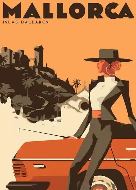 Affiche en toile de paysage romantique, style nordique, Paris, Monaco, Istanbul, Bali, voyage, ville