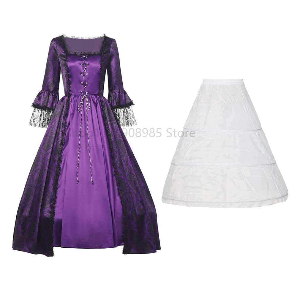Robes victoriennes pour femmes, robe de mascarade de cour Vintage, gothique médiéval, robe de soirée