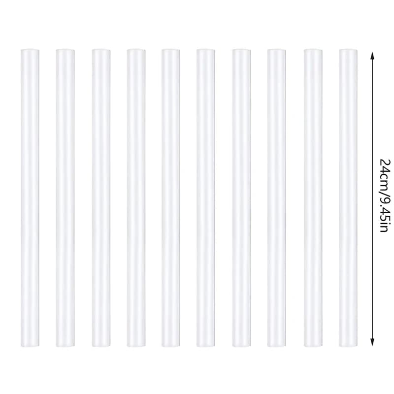 Tiges de Support de gâteau en plastique 24/30cm, 10 pièces, tiges de Support de gâteau empilables, p