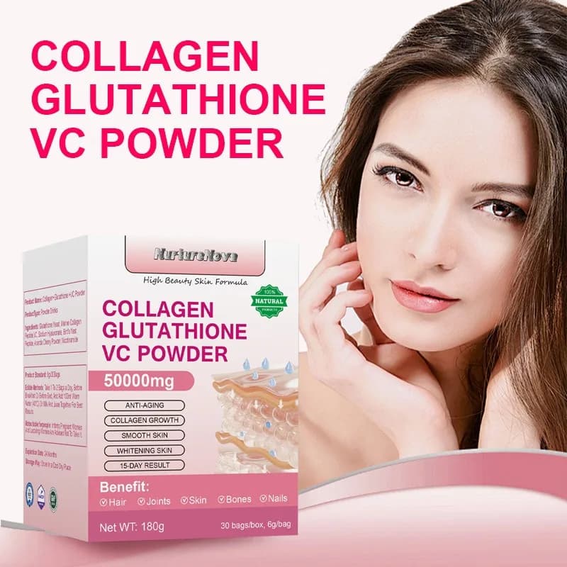 Poudre de collagène glutathion VC, formule naturelle de qualité supérieure, supplément essentiel pou