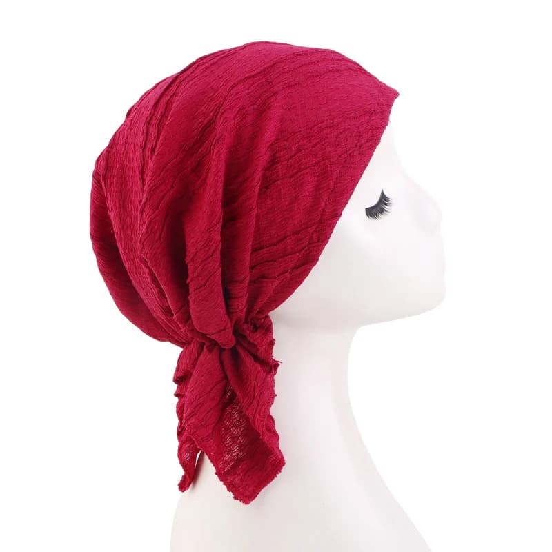 Nouveaux chapeaux hijab musulmans pour femmes, foulards à longue queue, bandanas pré-noués, turbans,