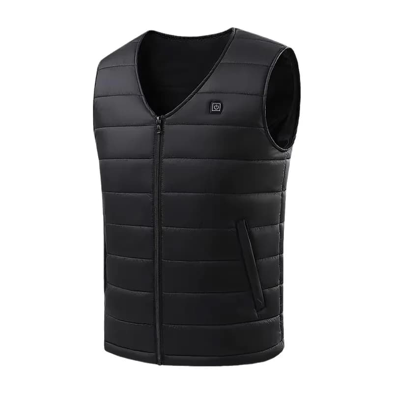 16 zones gilet chauffant col en V pour hommes femmes USB veste chauffante électrique hiver intellige