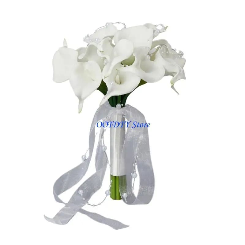 Fleur artificielle 367A pour mariée, décorations mariage, accessoires photographie