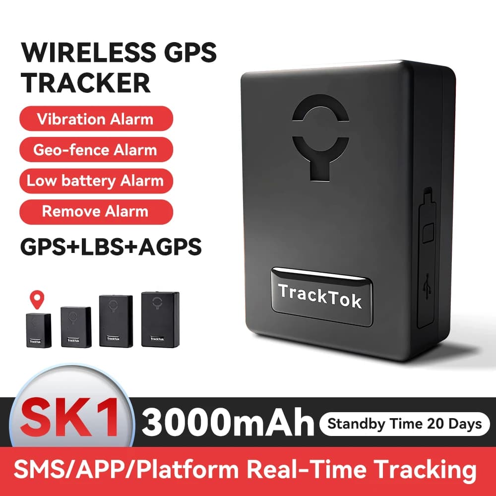 Traceur GPS 4G pour voiture, localisateur de véhicule longue autonomie, aimanté, étanche, batterie 2