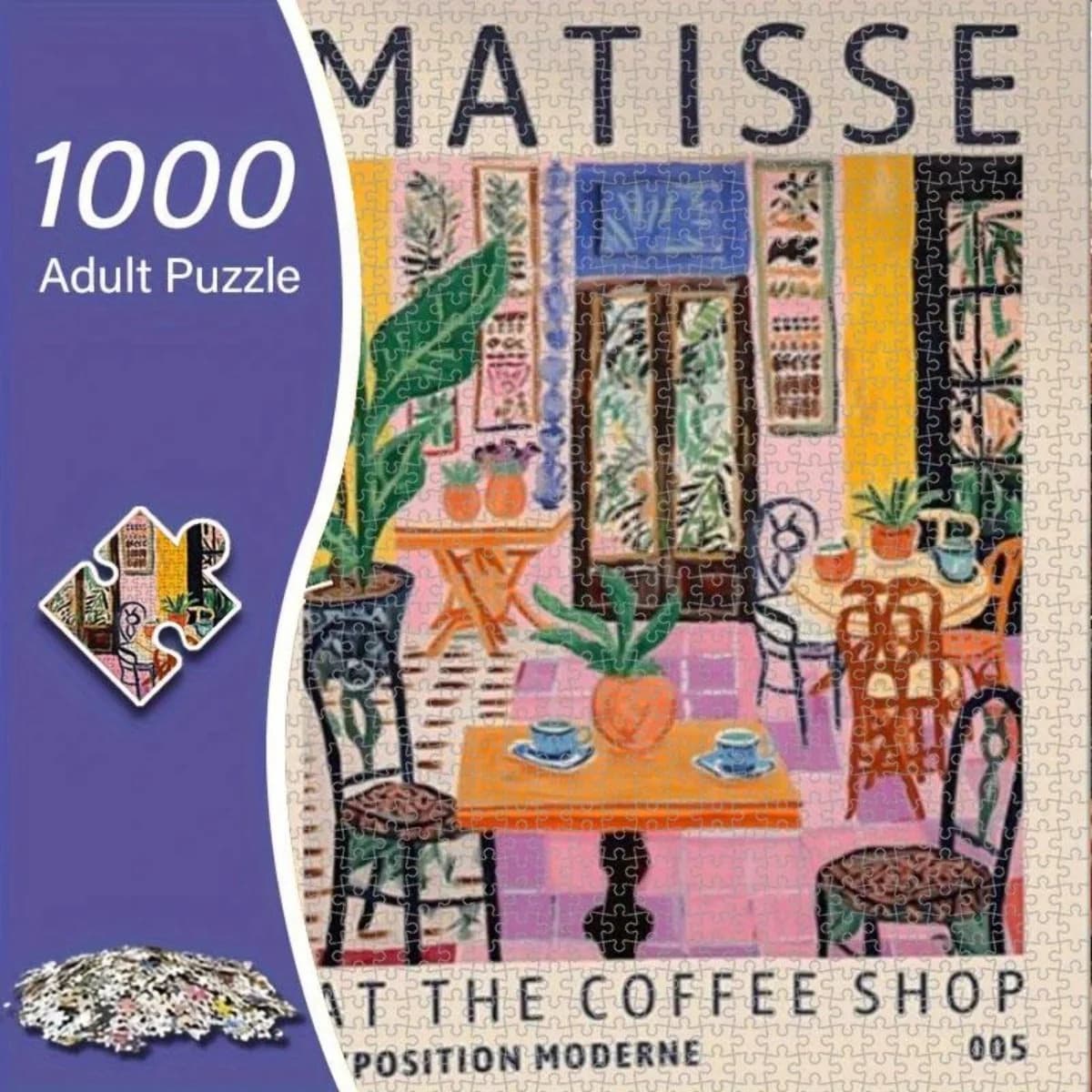 Puzzle pour adultes, 1000 pièces, Puzzle artistique bricolage stimulant pour les nuits de jeux pour 
