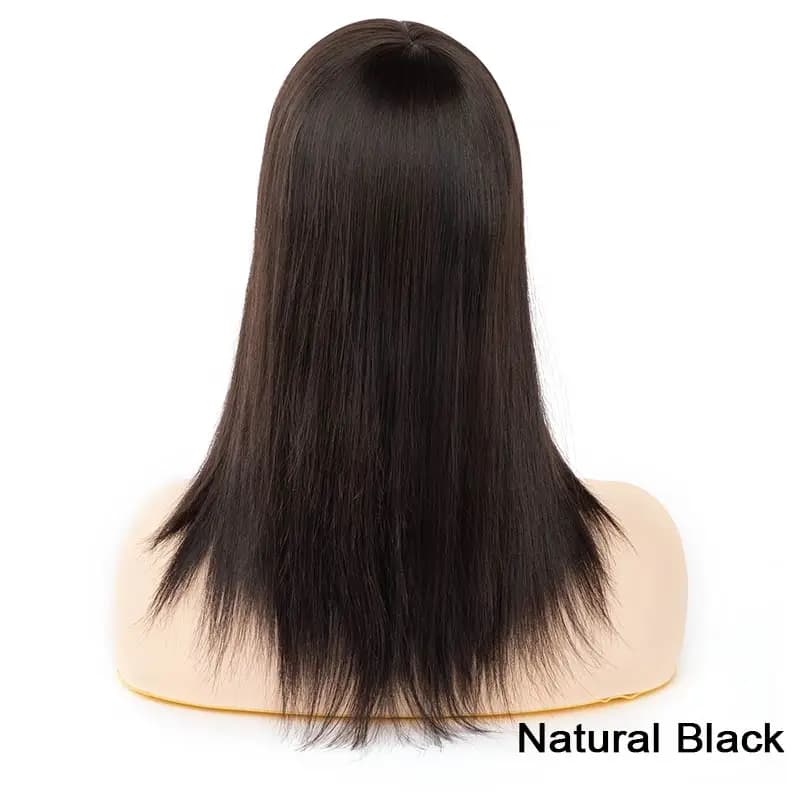 En stock - Système capillaire Topper pour femme, postiche en mono fin, perruques en cheveux naturels