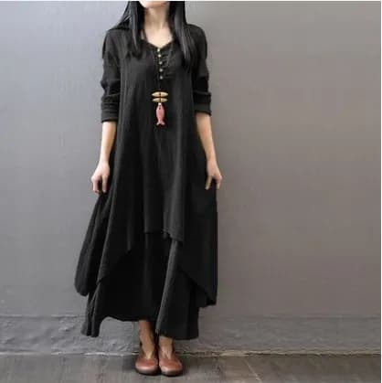 Robe Maxi à Manches sulfpour Femme, Vêtement Style Bohème, Vintage, Ethnique, Inde, Pakistan