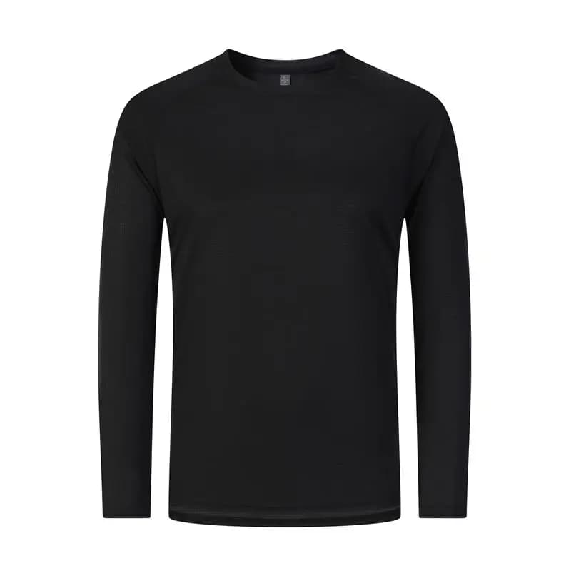 T-shirt à manches longues avec Logo imprimé pour femmes et hommes, séchage rapide, course à pied, Gy