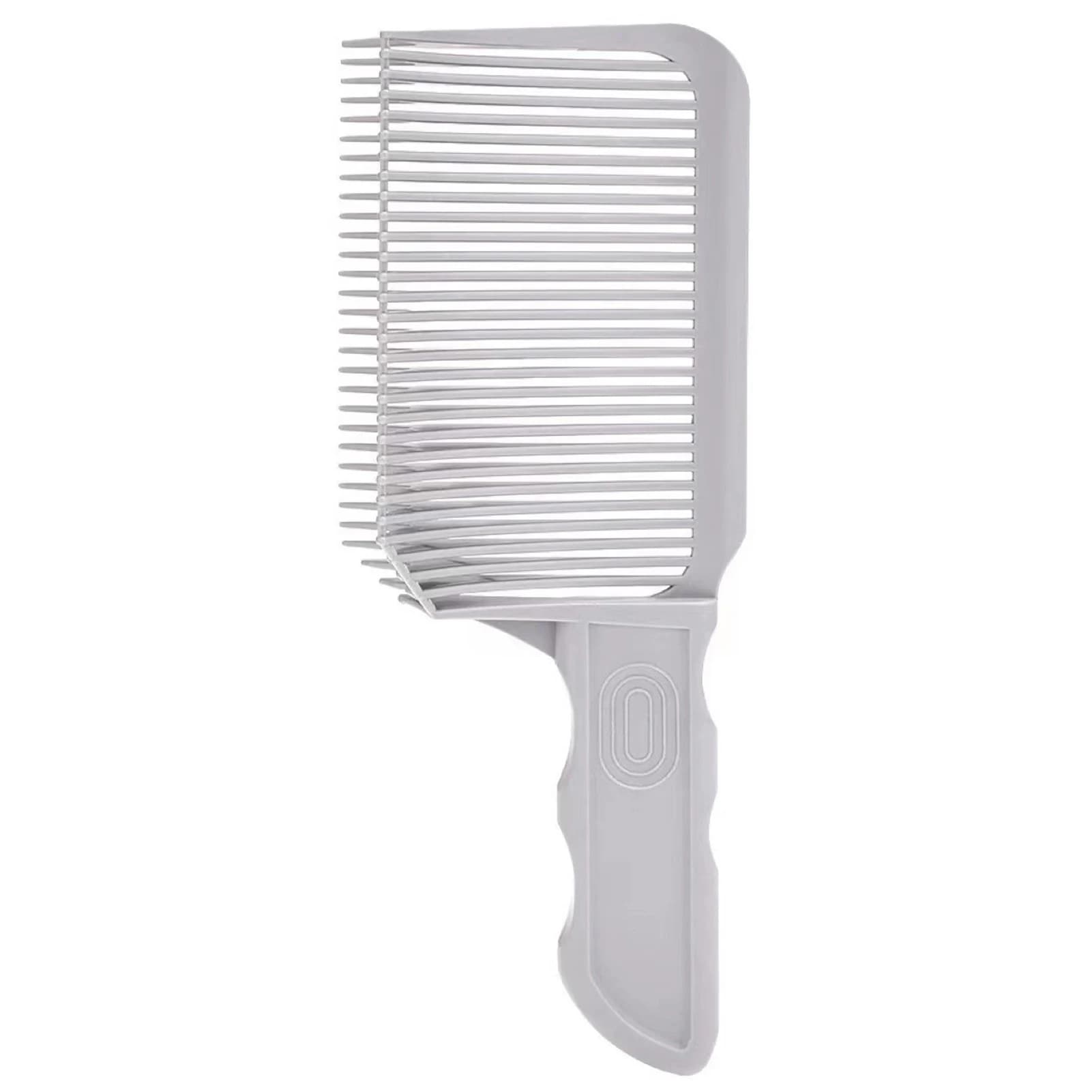 Peignes de coupe de cheveux pour barbier, mélange nickel é, plat, haut, salon, coupe de cheveux, bro