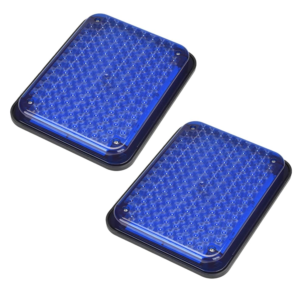 1 ensemble de lumières d'ambulance 12V 24V LED stroboscopes rouge bleu blanc Orange balise ingénieri