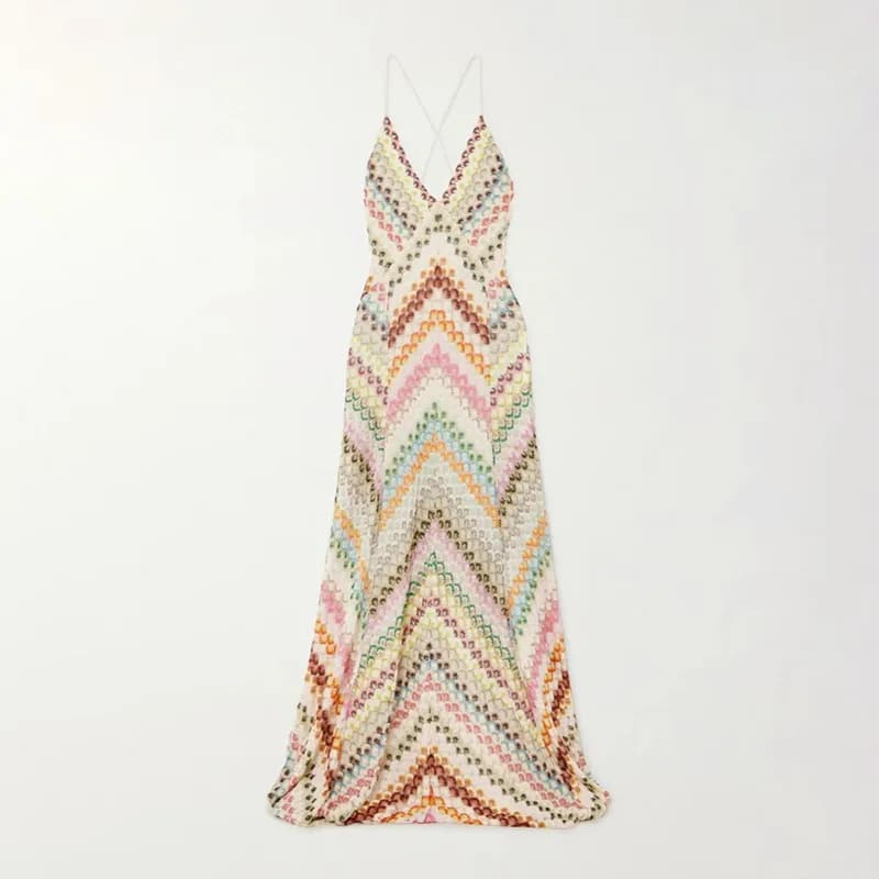 Nouvelle Robe Longue Bohème Sans Manches à Col en V et Imprimé Floral pour Femme 2026 - Vestidos De 