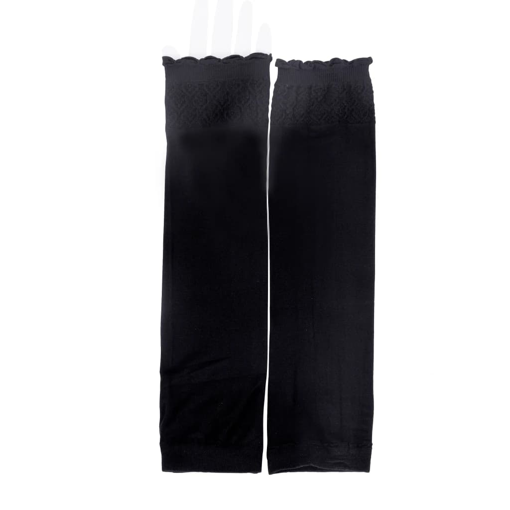 H047 femmes musulmanes élastique à manches longues couverture de bras complet haussement d'épaules m