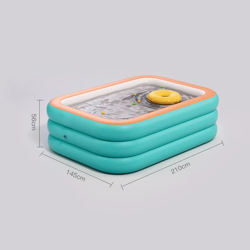 Piscine gonflable générique longue en PVC, paquet de 2,1 m, Durable, facile à installer et adaptée a