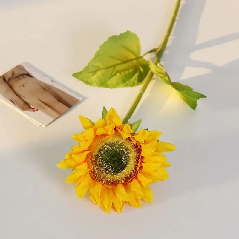 Tournesol Artificiel pour Documents Lumineux, Accessoire de Photographie, Décoration de la Maison, 4