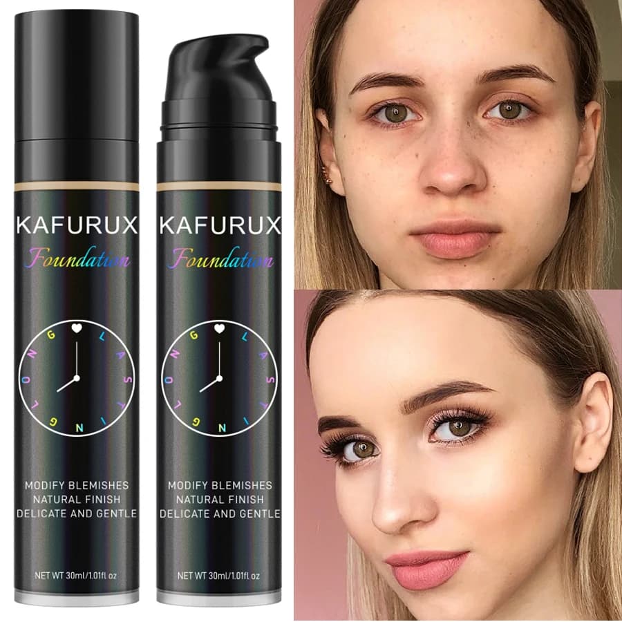 Fond de teint liquide correcteur à couverture complète, 8 couleurs, maquillage coréen, Base à haute 