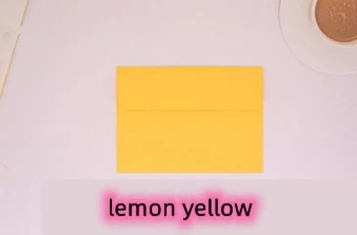 10 pièces/paquet 13.3x18.4cm enveloppe rouge Kraft jaune vert couleur lettre enveloppes en papier po