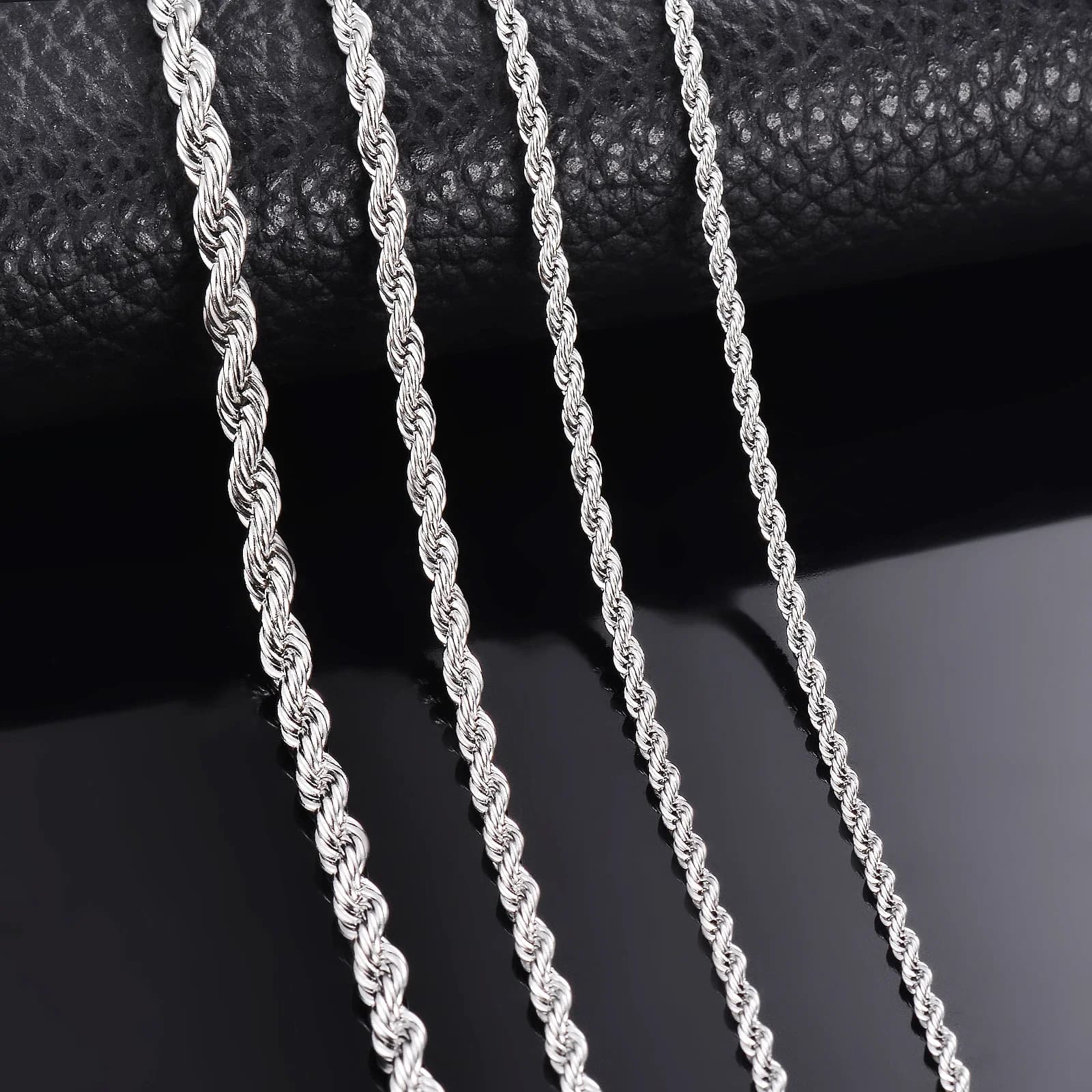 Collier de ULen argent regardé 925 pour hommes et femmes, bracelet JONecklace, mode homme, largeur 2