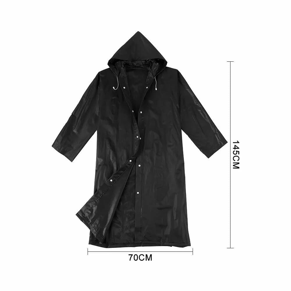 Mode imperméable Long imperméable femmes hommes manteau de pluie à capuche pour la randonnée en plei