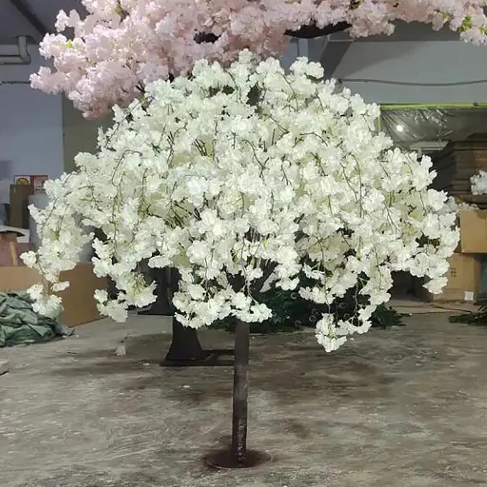 Plantes de saule pleureur d'arbre de fleurs artificielles, décoration d'intérieur et d'extérieur, ma