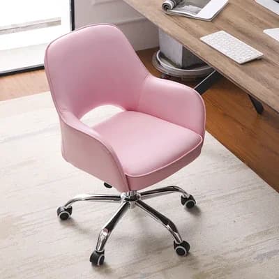 Chaise De Bureau en cuir De luxe, Design roulettes, Chaise De jeu pivotante, ergonomique, pour chamb
