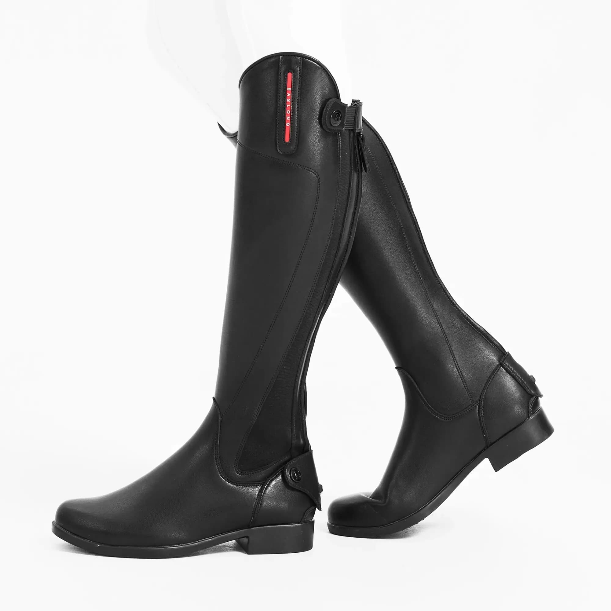 Bottes d'équitation hautes Baslong 2026, bottes d'équitation hautes pour femmes et hommes, cuir véri
