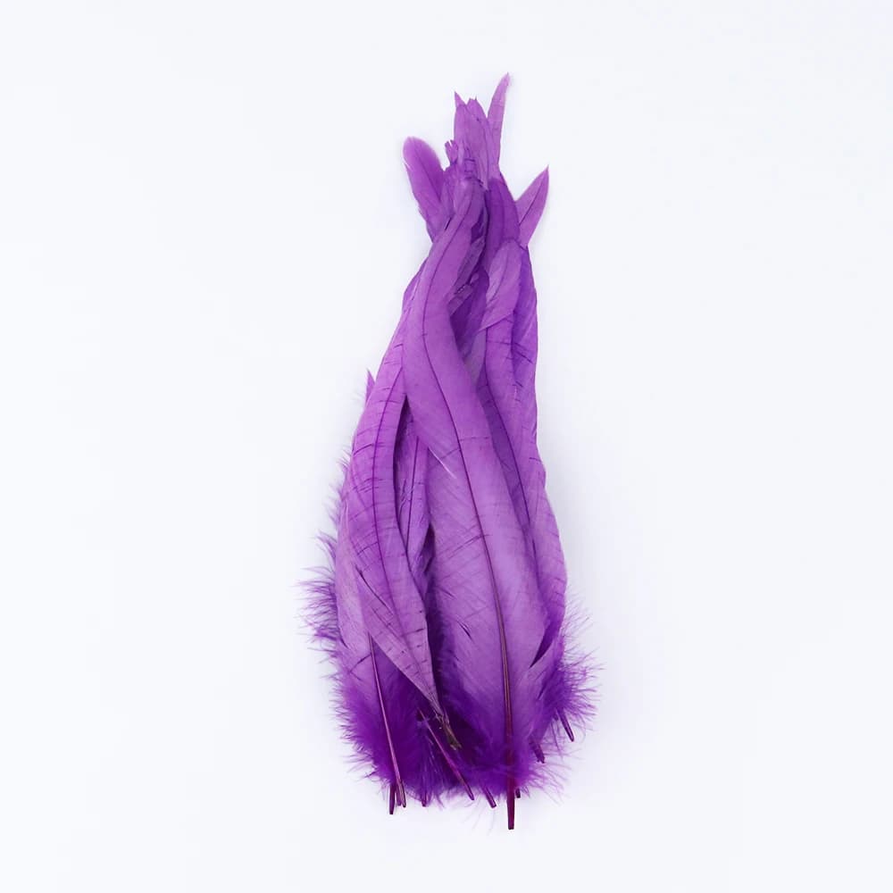 50/100/500 Plumes de queue de coq noires naturelles 35-40cm en vrac pour artisanat DIY, costumes, fê