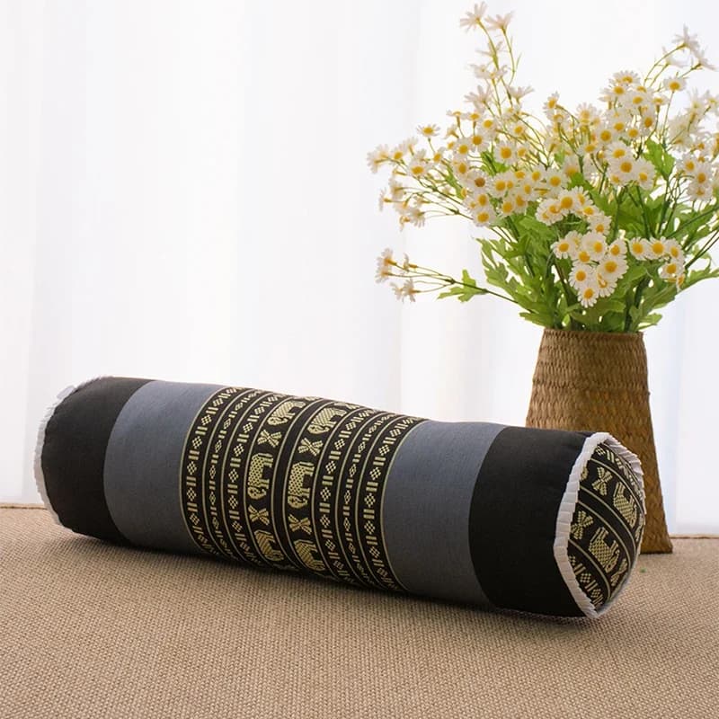 Oreiller rond thaïlandais Long pour salon, canapé, accoudoir, chambre à coucher, coussin de chevet, 