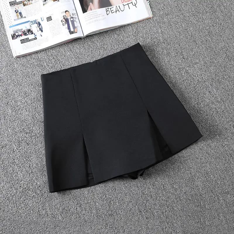 Mini jupes femmes fente taille haute mode coréenne 5XL Sexy Micro jupe Hotsweet été Chic dames Stree