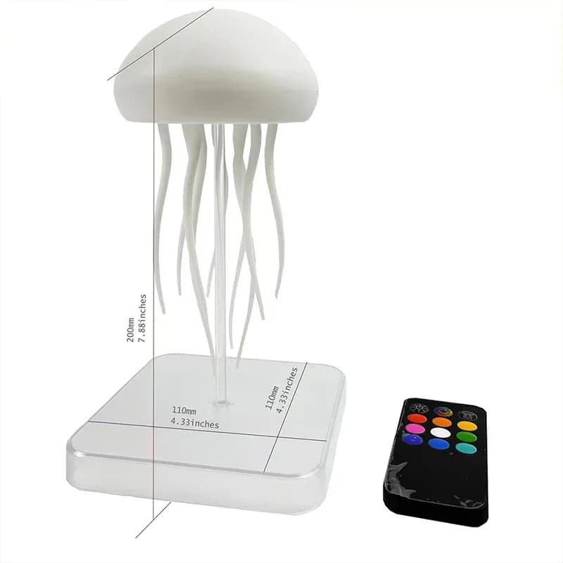 Lampe LED en forme de méduse avec 9 tentacules, 2 modes de fonctionnement, autonomie ultra longue, e