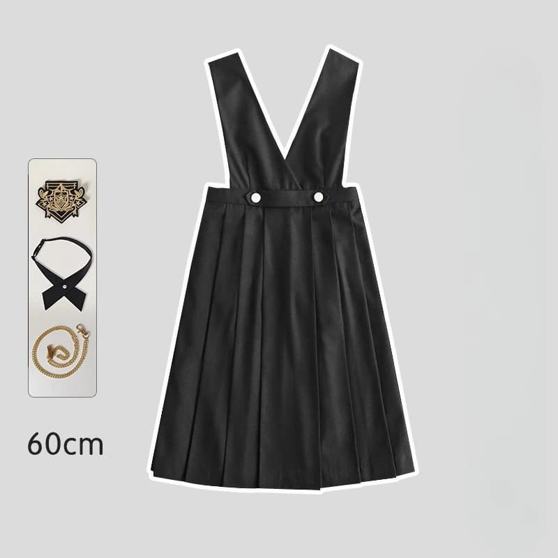 Jupe d'uniforme scolaire polyvalente et mignonne, uniforme JK, robe longue authentique de base de pr