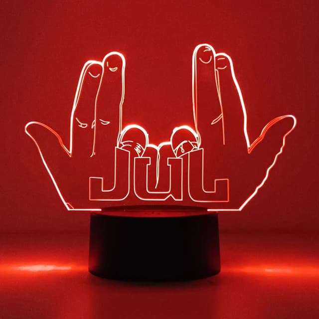 LED veilleuse célébrité JUL pour les Fans chambre décoration éclairage cadeau d'anniversaire aliment