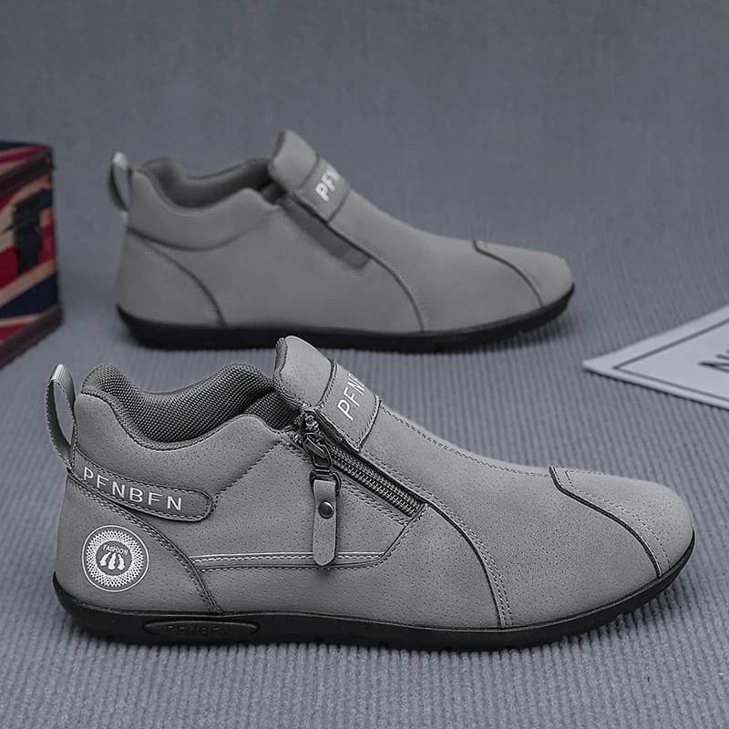 Bottes d'hiver en coton pour hommes, à semelle souple, décontractées, tendance, polyvalentes, confor