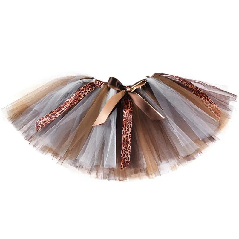 Jupe Tutu tigre girafe pour filles mignonnes, Costume d'halloween et de noël pour tout-petits, tenue