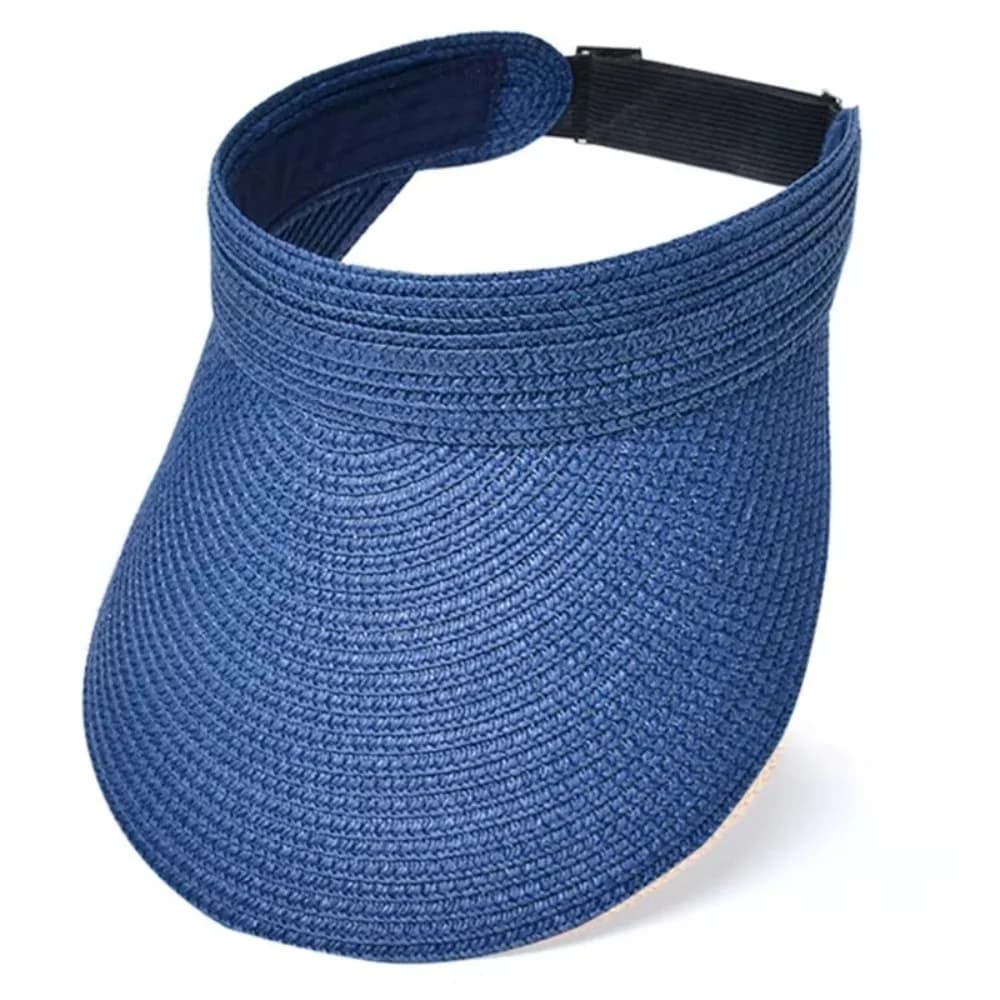 Casquettes à visière supérieure vide Anti-UV pour femmes, chapeau de soleil polyvalent à bord Long e