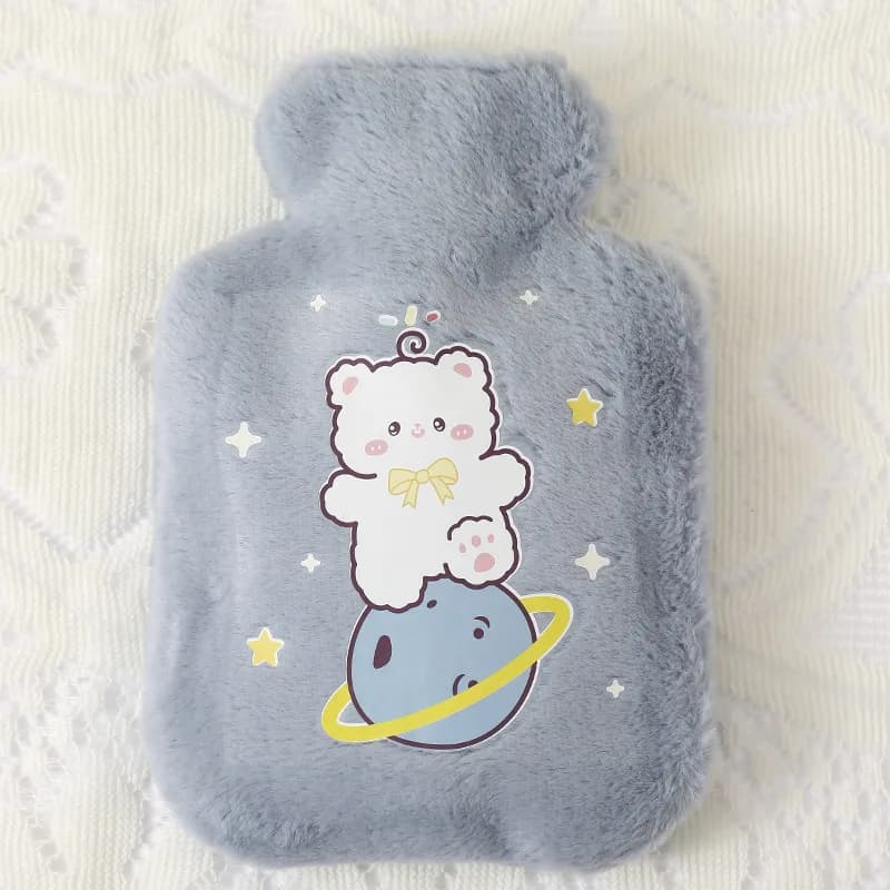 500ML bouteille d'eau chaude douce hiver chauffe-mains mignon Kawaii bouteille d'eau pour les filles