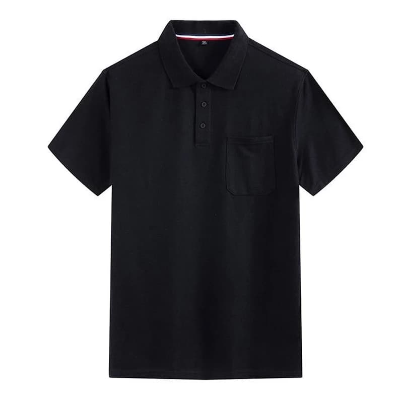 Polo confortable à manches courtes pour hommes, chemises de poche grande taille, t-shirts en Y, 6XL,