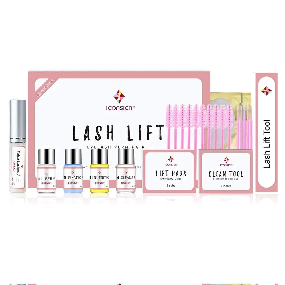 ICONSIGN-Kit de levage de cils, rehausseur de cils, outils de maquillage, version améliorée, durée d