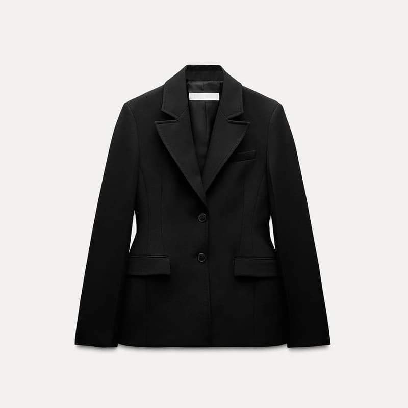 Manteau mi-long à col en V imbibé pour femmes, veste cintrée à la taille, coupe couvertes, revers, p