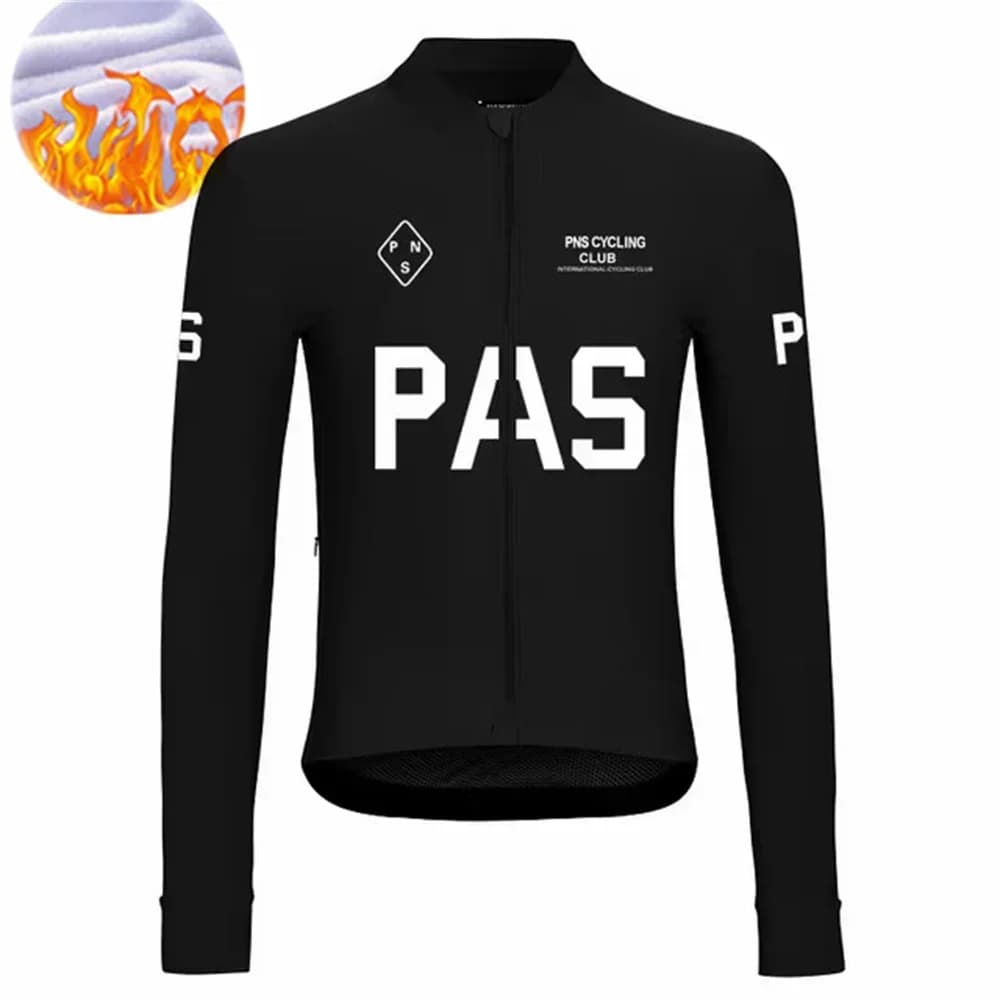 Maillot de cyclisme à manches longues en polaire thermique pour hommes, vêtements chauds d'hiver pou