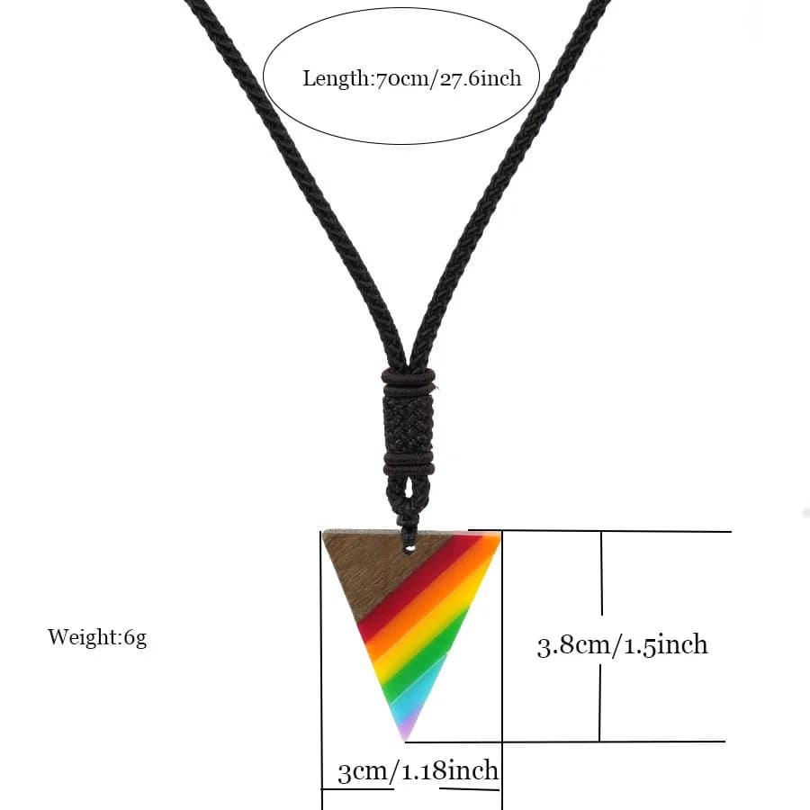 Collier Long coloré pour hommes et femmes, 5 formes, collier en bois, chaîne tressée à la main, acce