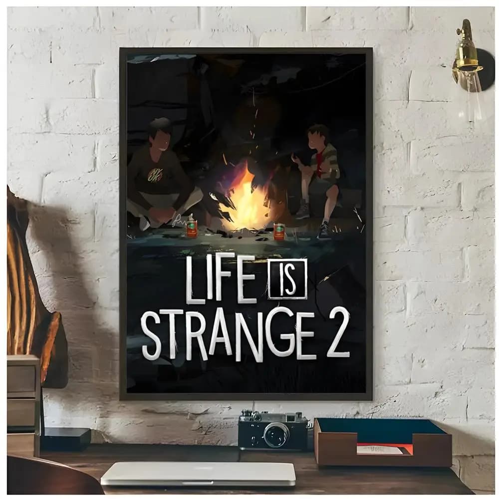 Affiche de jeu narratif à l'histoire immersive L-Life is Strange 2, décoration artistique haut de ga