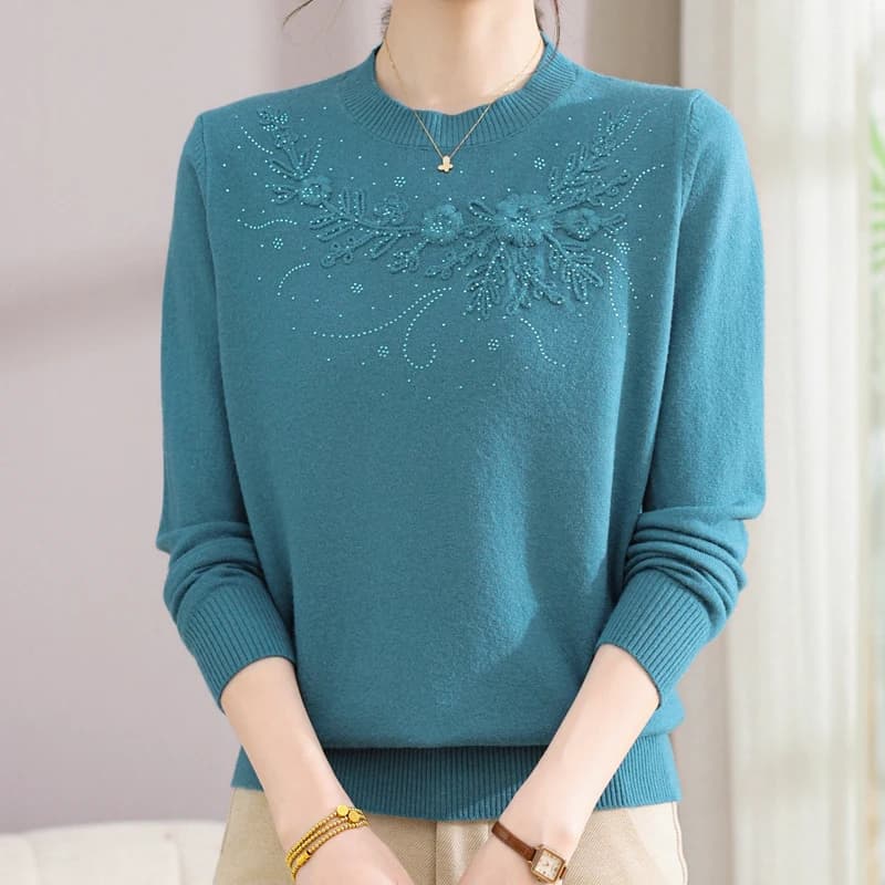 Pull doux Femme 2025 automne mode pull Femme femmes vêtements à manches longues haut décontracté mèr